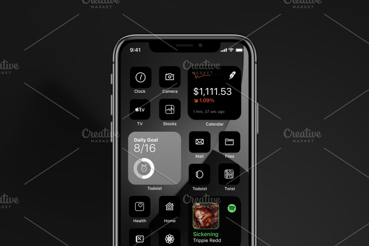 Minimal iOS 14 Icons Pack, an Icon by TritonDesign (Photo 3 of 5)