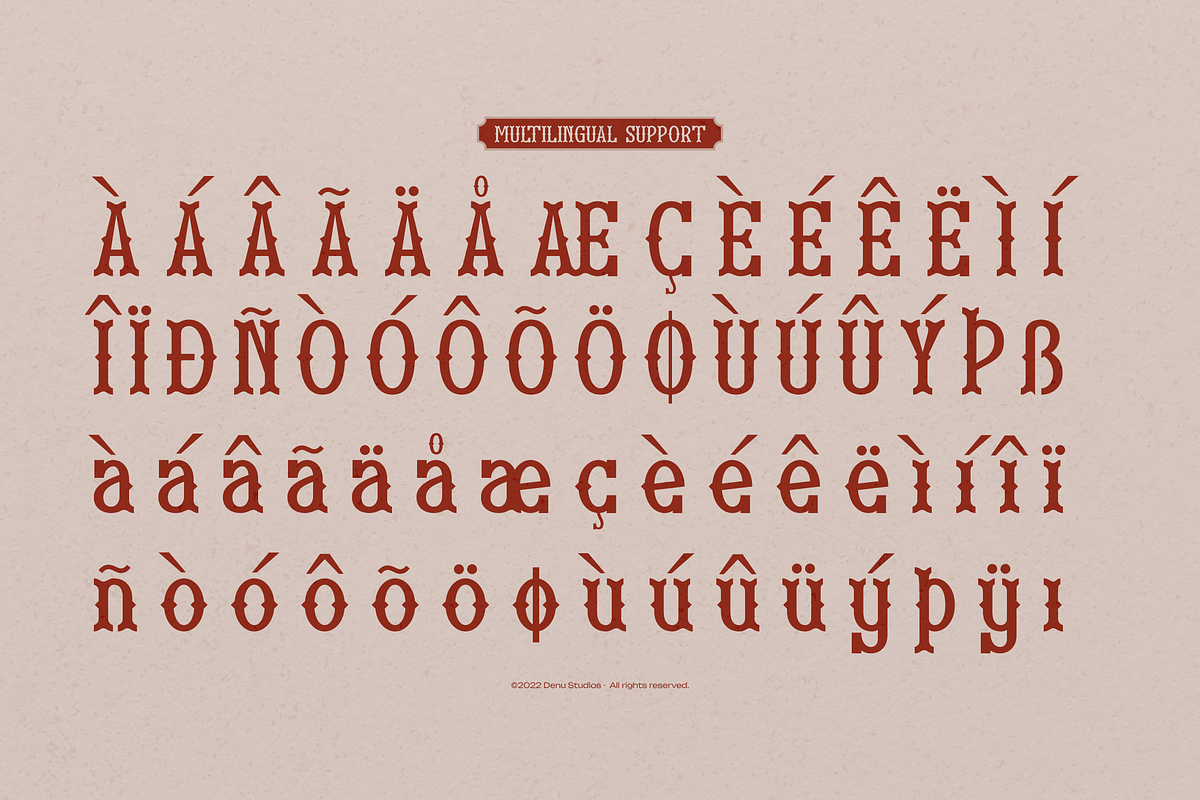 Drexia | Western Typeface, a Slab Serif Font by Denustudios (Photo 11 of 12)