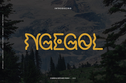 Ngegol | Display Typeface