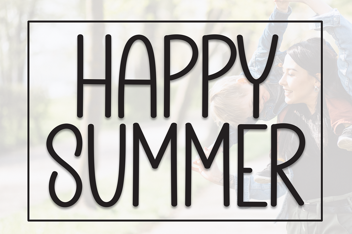 Happy Summer | Script Font, a Script Font by Scratchones (Photo 1 of 8)