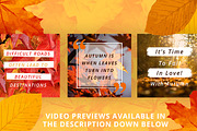 ANIMATED - Autumn Instagram Posts, a Social Media Template by Brandspark (Thumbnail 7 of 9)