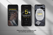 Fitness Instagram Reels Template, a Social Media Template by DigiPax (Thumbnail 4 of 11)
