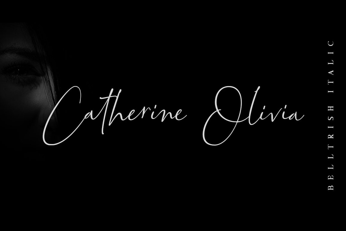 Bettrish // Stylish Signature Font preview 3
