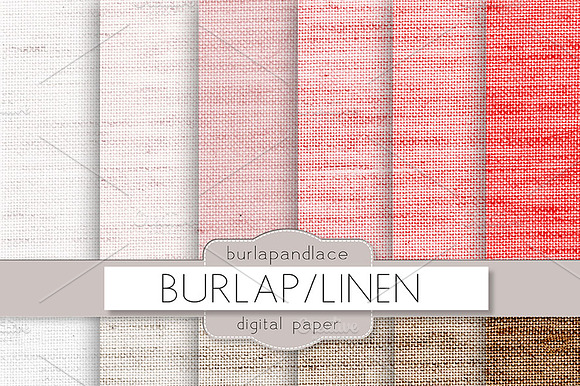 Coral red/brown digital paper preview 2