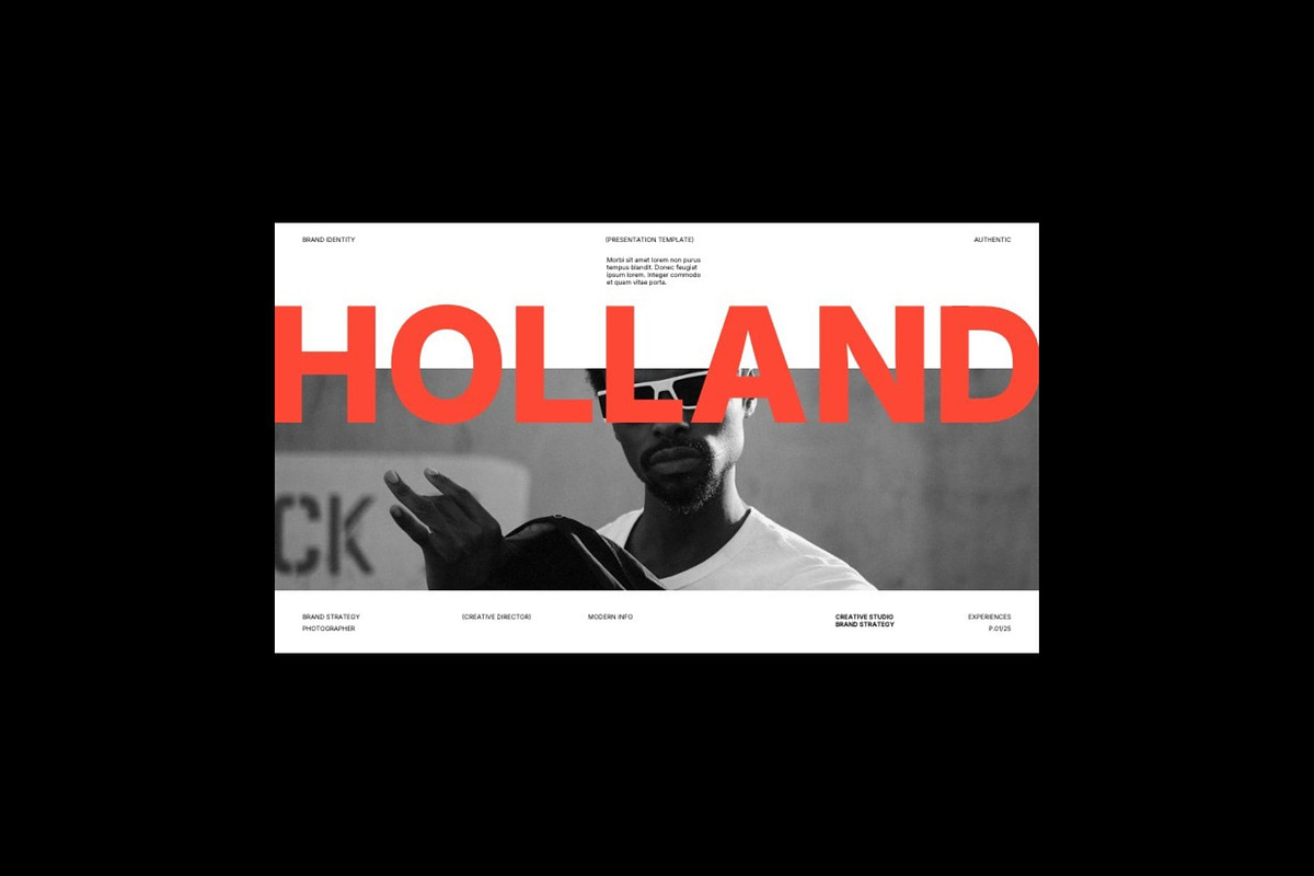 Holland - Brand Identity Keynote, a Presentation Template by Creatorism (Photo 2 of 10)