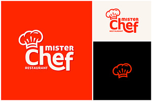 Chef Hat Food Restaurant Bakery Logo, a Branding & Logo Template by Enola99d