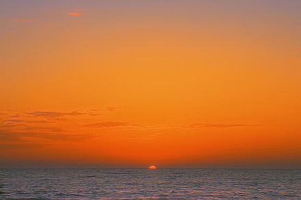 Sea sunset magic