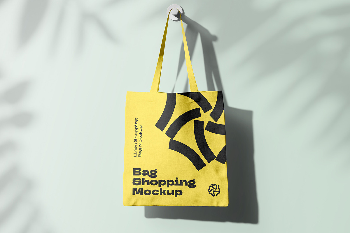 Shopping Bag Mock-up, a Merchandise Mockup by Yogurt86 (Photo 4 of 8)