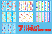 Summer Beach Clipart Set watercolor, an Object Illustration by Olexandra Mur (Thumbnail 5 of 7)