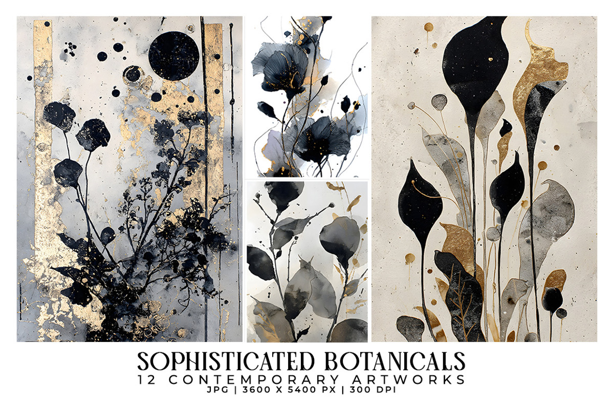 Sophisticated Botanicals, a Decorative Illustration by Digital Art Creations (Photo 3 of 7)
