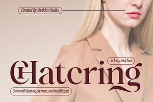 Chatcring - Classy Serif Font