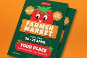 Farmer Market Flyer, a Flyer Template by graphicook (Thumbnail 2 of 3)