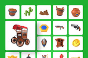 3D Game Assets Icons, an Emoji Icon by Vectors Market (Thumbnail 10 of 10)