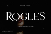 Rogles - Luxury Display Serif, a Serif Font by GridlineType (Thumbnail 1 of 10)