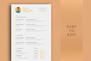 Resume/CV Template, a Resume Template by UX-group (Thumbnail 2 of 8)