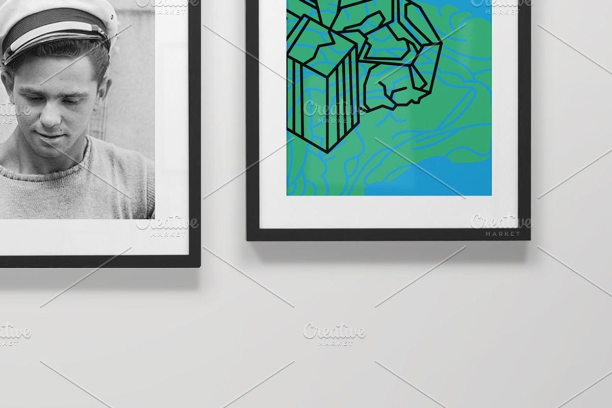 Frame Gallery Mockup - 02, a Print Template by Formelier (Photo 4 of 4)