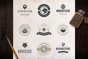 50 Outdoor Logos And Badges