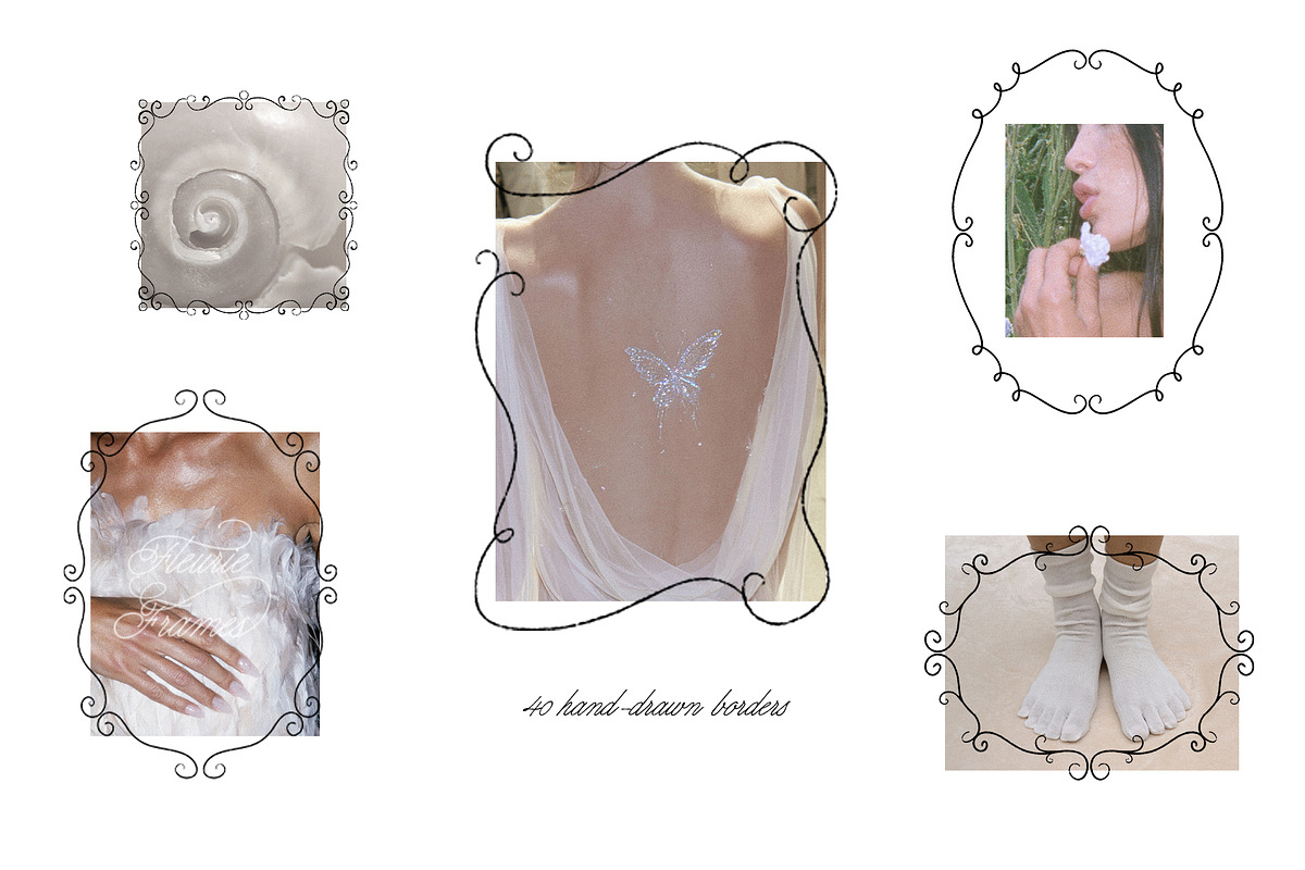 Fleurie Frames: Hand-Drawn Borders, an Object Graphic by lerinartstudio (Photo 3 of 10)