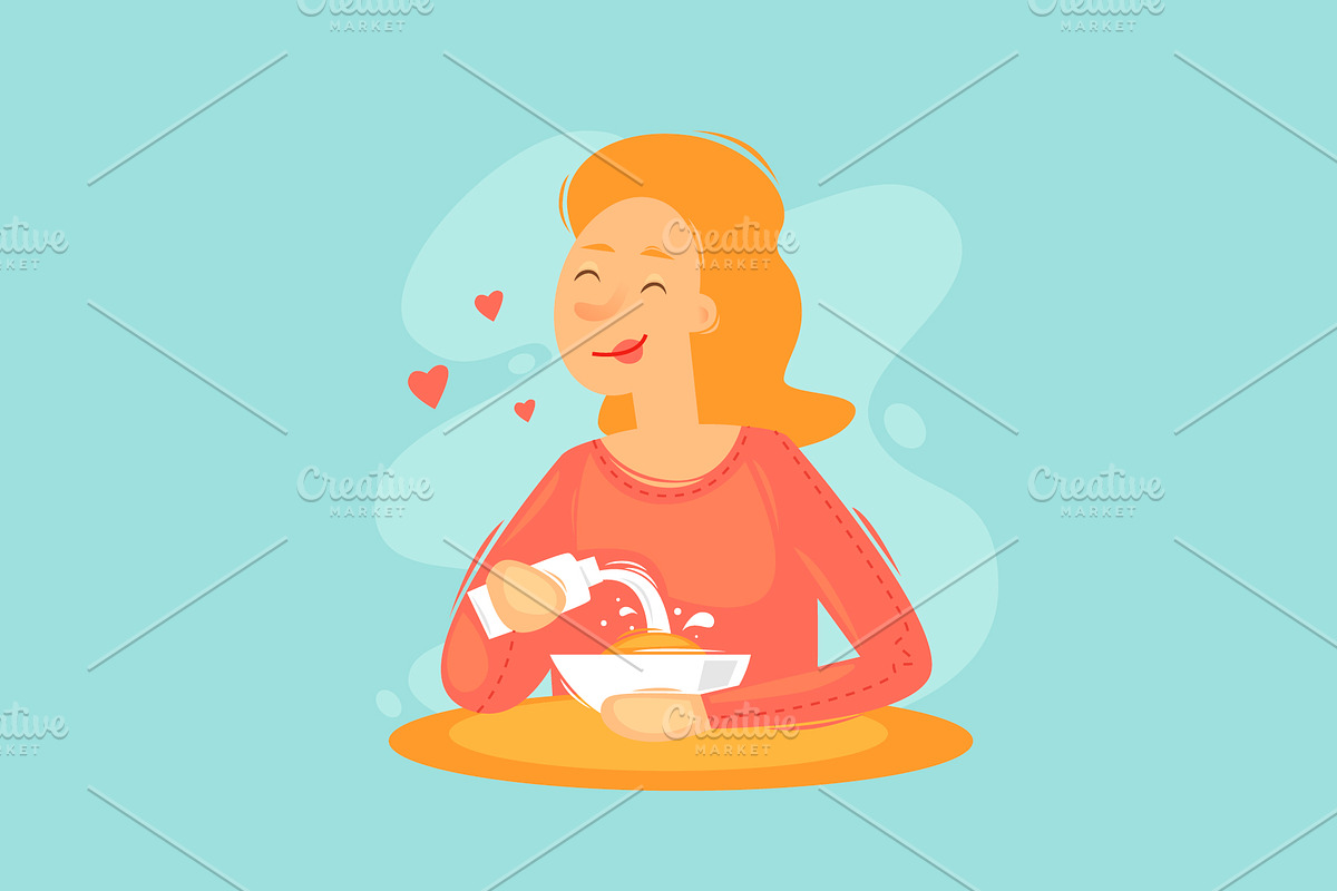 People eat., a Food Illustration by Podis (Photo 3 of 9)