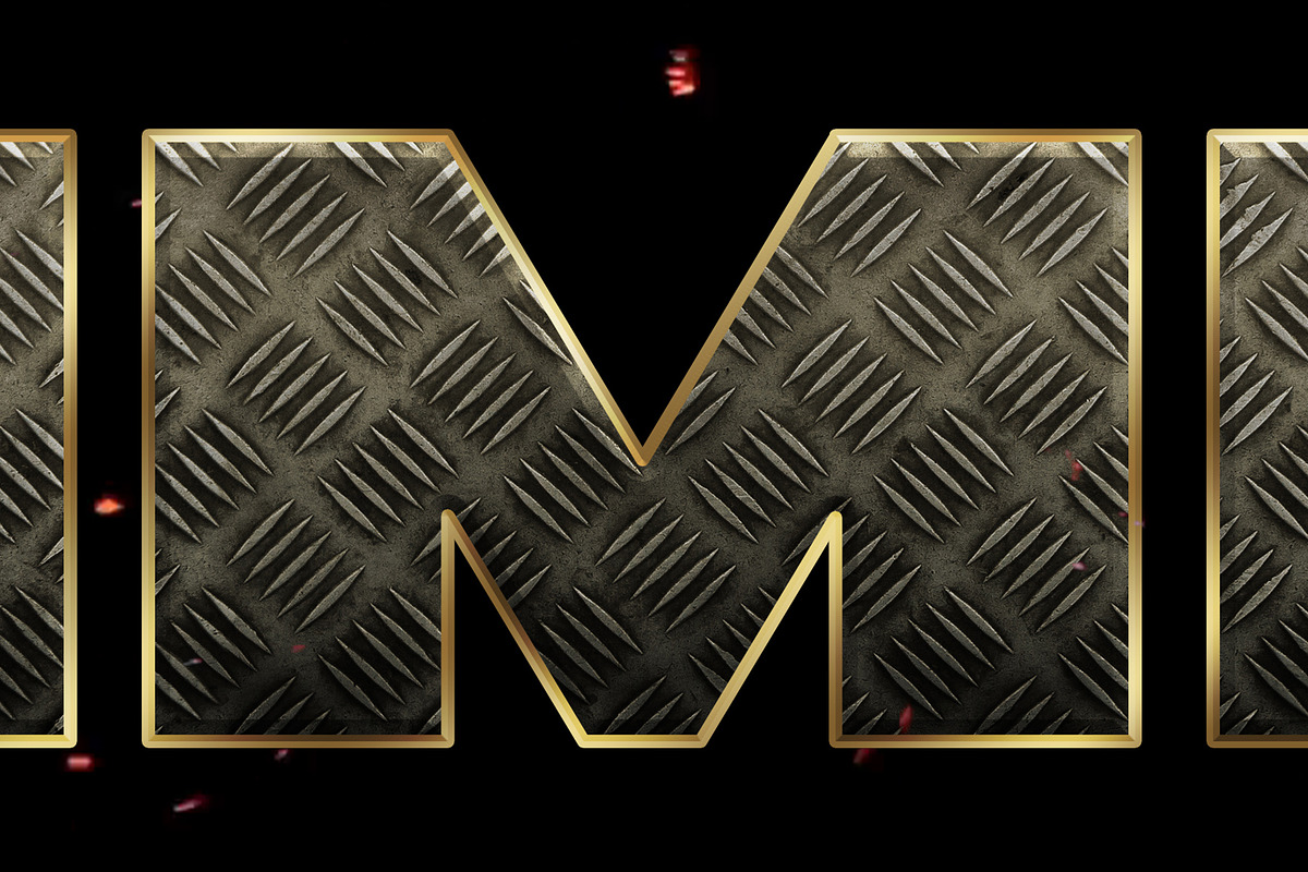 5x Metal Chrome Text Styles, a Layer Style Add-On by dbdslondon (Photo 8 of 10)
