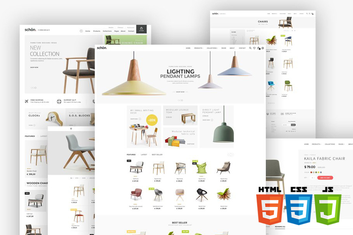 schön. eCommerce HTML Template, a HTML Template by Metin Kazan (Photo 1 of 8)