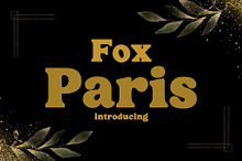 Fox Paris Font