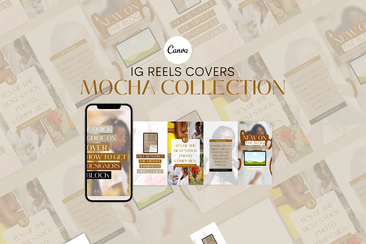 CANVA Marketing Revamp Bundle|Mocha, a Marketing Template by Launch & Grow Studio (Photo 9 of 10)