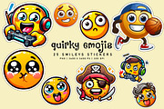 Quirky Emojis, an Emoji Icon by Digital Art Creations (Thumbnail 1 of 7)