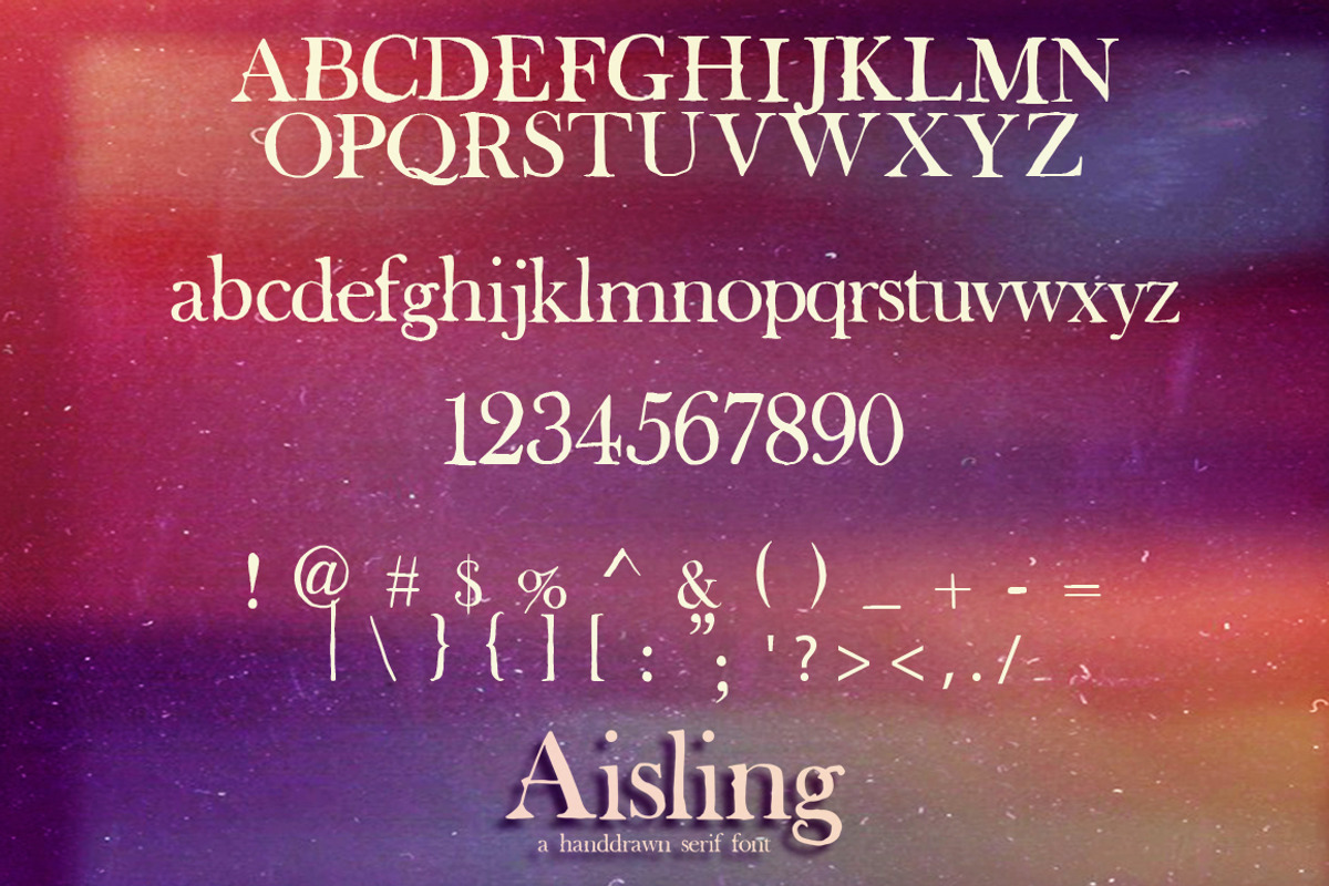 Aisling Serif preview 2