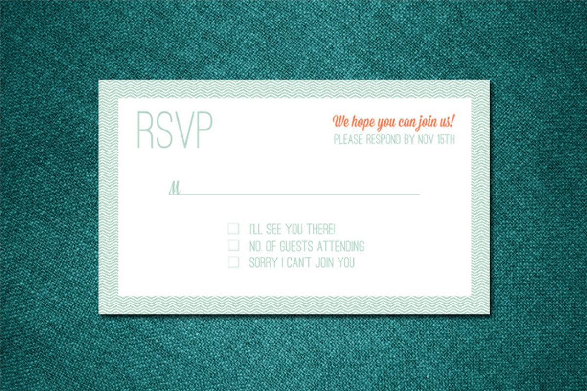 Bliss Wedding Invitation Suite, an Invitation Template by Human-made. Made to feel. (Photo 3 of 5)