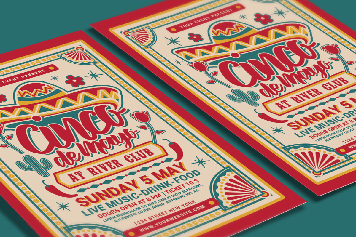 Cinco De Mayo, a Flyer Template by Muhamad Iqbal hidayat (Photo 3 of 4)