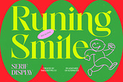 Runing Smile Serif Display, a Serif Font by timelesstype.co (Thumbnail 1 of 10)