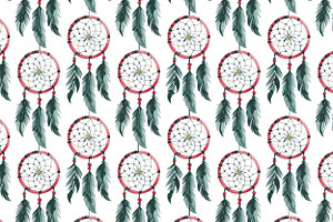 Watercolor Dream Catcher Clipart