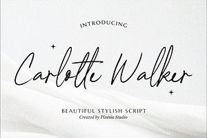 Carlotte Walker Script Business Font