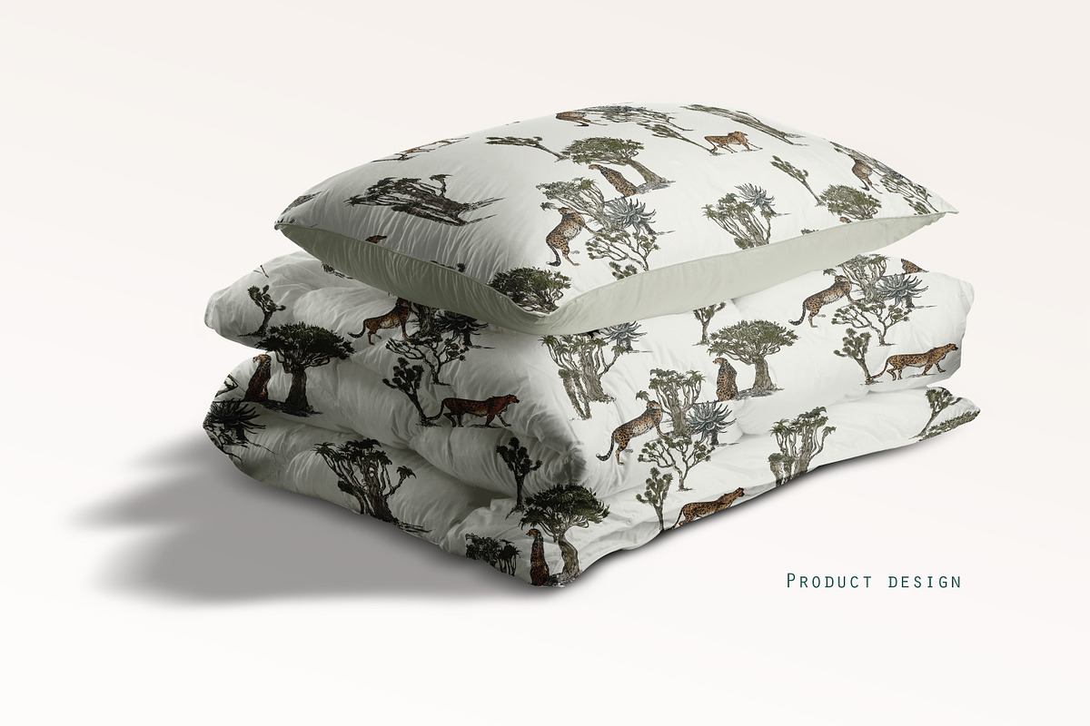 Safari. Seamless Patterns + Panorama, a Pattern Graphic by Irina Dolgikh (Photo 19 of 21)