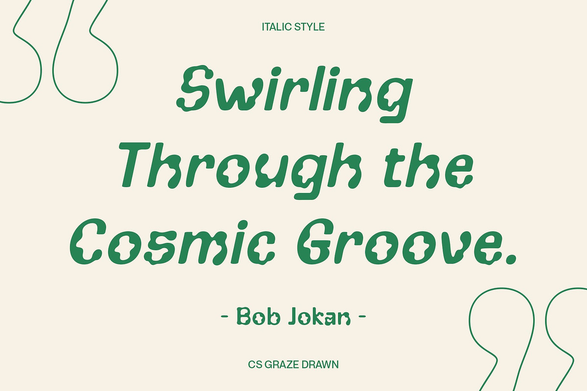 CS Graze Drawn, a Sans Serif Font by Craft Supply Co. (Photo 2 of 8)