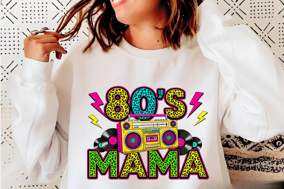 80's mama png sublimation design, a Technology Illustration by Rose Art (Photo 2 of 4)