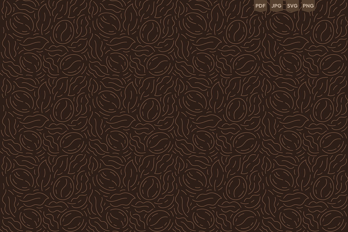 Coffee-themed Backgrounds and Icons, a Texture Illustration by Ilia Design (Photo 4 of 17)