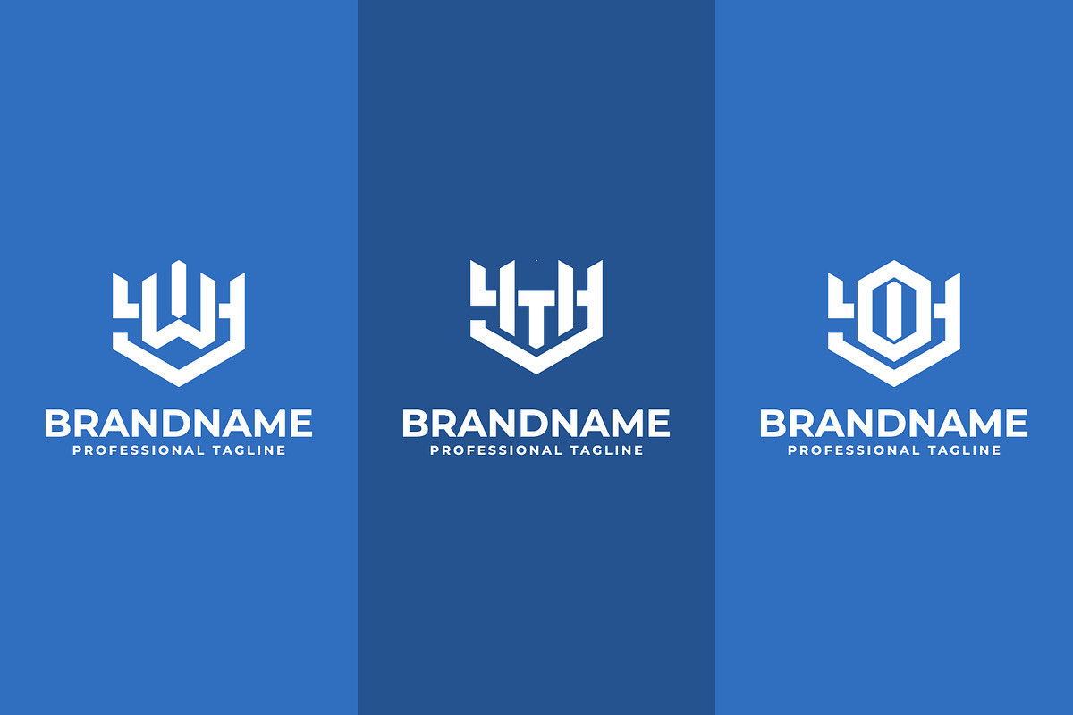 Letters YWI YHT YOI Hexagon Logo, a Branding & Logo Template by Pray Art Design Studio (Photo 2 of 2)