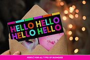 Neon Thank You Card - Edit in Canva, a Business Card Template by SunshineStudioBoutique (Thumbnail 10 of 10)