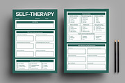 Self Therapy Template, a Stationery Template by MightyDesign (Thumbnail 1 of 8)