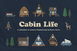 Cabin Life Icon Collection