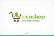 Eco Shop Logo Template, a Branding & Logo Template by Logo Heaven (Thumbnail 1 of 5)