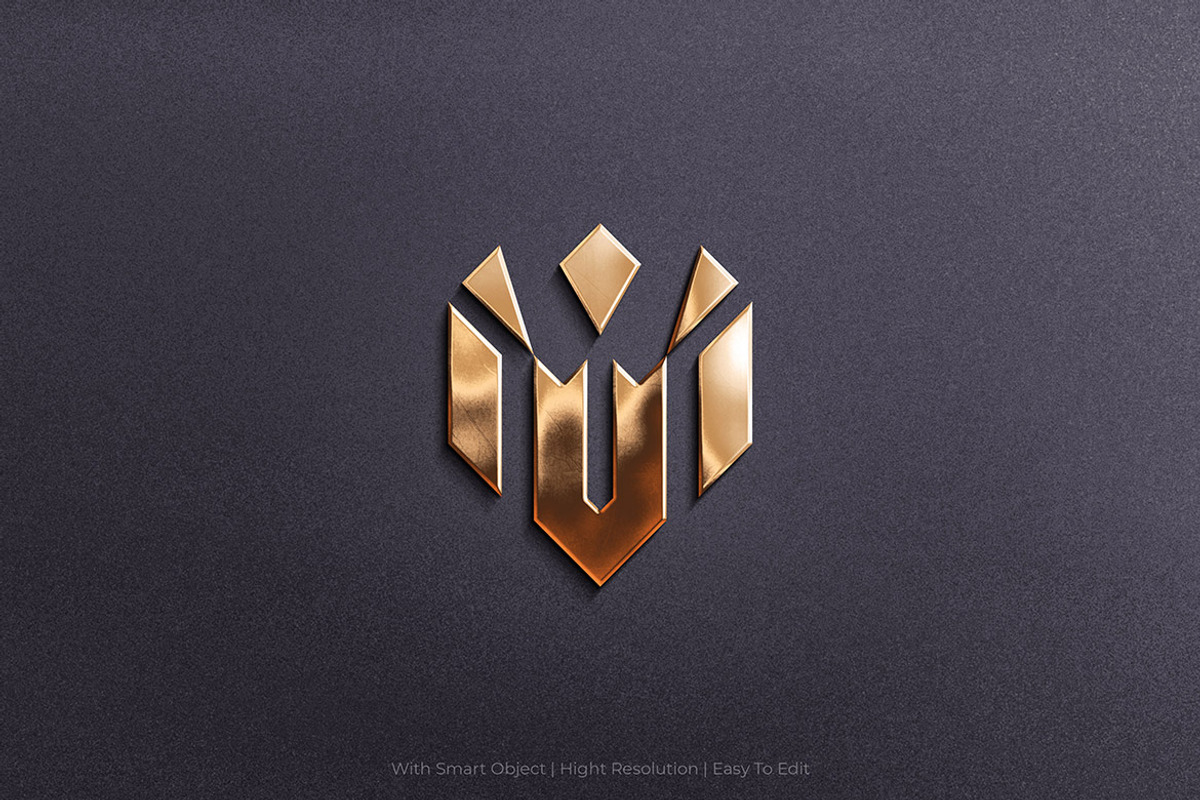 Mockup Logo - 3D Branded Emblem, a Product Mockup by Artlogs x Modaldesain (Photo 2 of 5)