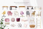 Home workplace interior creator, a Work Illustration by Volha Studio (Thumbnail 3 of 10)