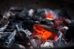 glowing coal