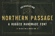 Northern Passage - A Handmade Font, a Font by Build Interactive (Thumbnail 1 of 4)
