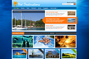 Hot Destinations, a WordPress Template by hot-themes (Thumbnail 3 of 4)