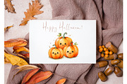 Watercolor halloween pumpkin png, an Object Graphic by KomtsyanTatyanaArt (Thumbnail 3 of 4)