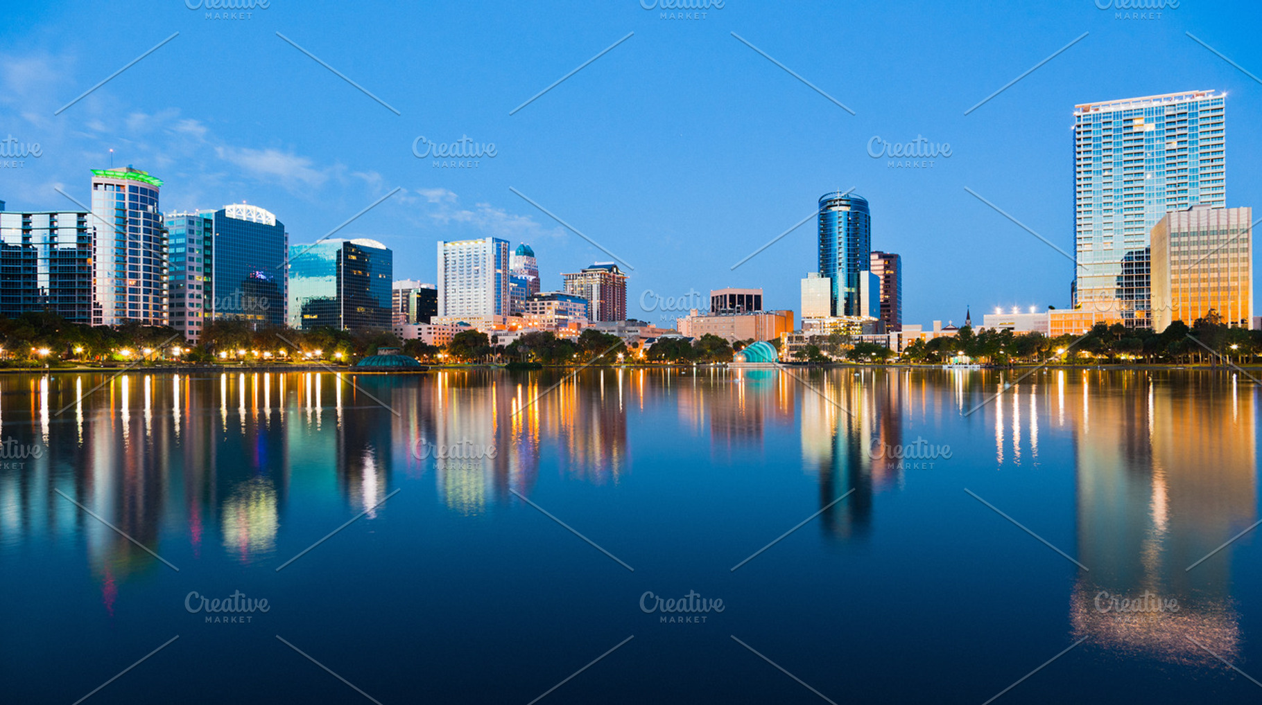 Orlando skyline stock photo containing orlando and skyline, an Architecture Photo by FunkyMedia